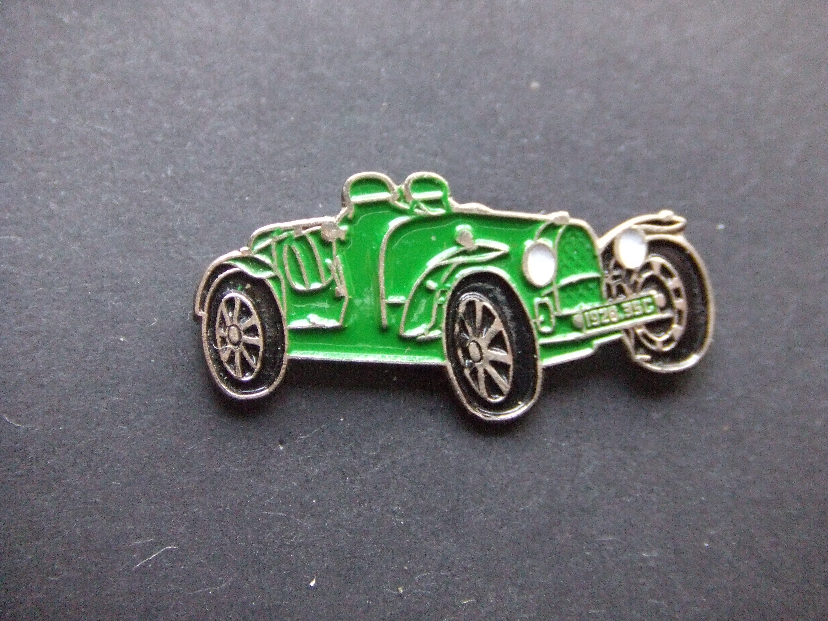Aston Martin International (Roadster) oldtimer auto  1928 - 1932 groen